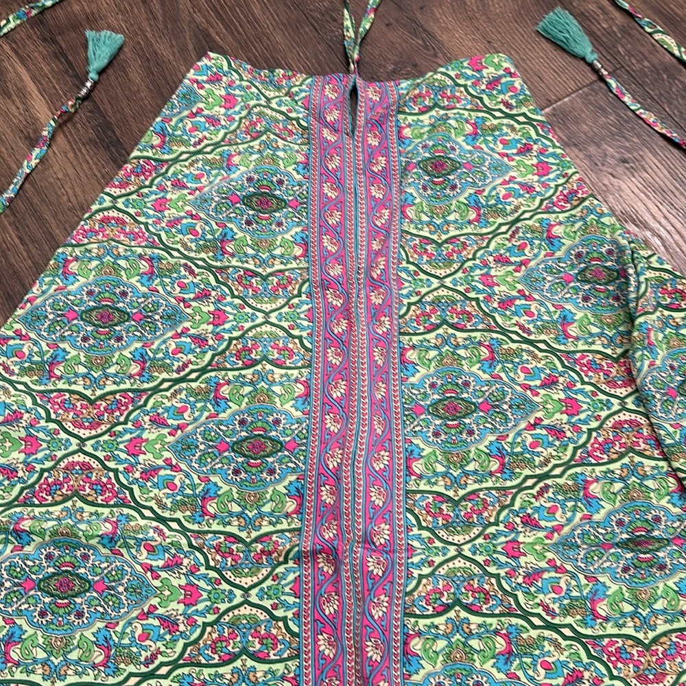 Independenza Polyester Silk Boho Hippy Scarf Dress Top Made in India